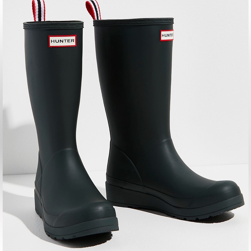 Hunter Play Tall Wellies Rain boots Size 9 Never Worn